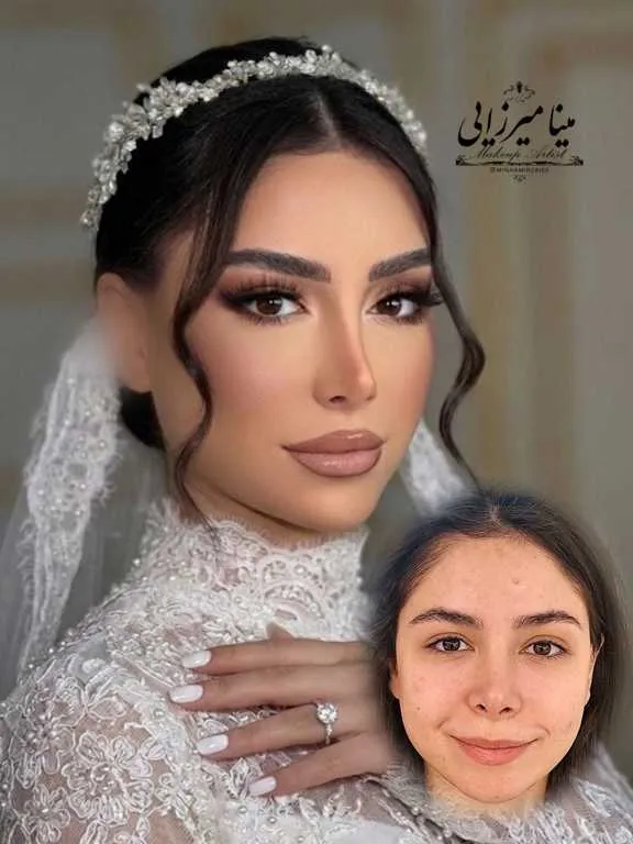اینستاگرام مینا میرزایی بهترین سالن عروس کرج